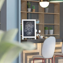 Load image into Gallery viewer, Vintage 12" x 17" Wooden Magnetic Chalkboards with Legs, Set of 10