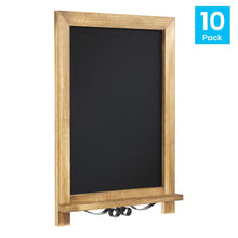 Load image into Gallery viewer, Vintage 12" x 17" Wooden Magnetic Chalkboards with Legs, Set of 10