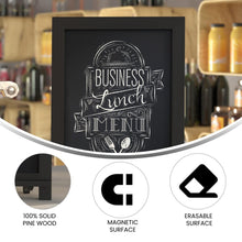 Load image into Gallery viewer, Vintage 12" x 17" Wooden Magnetic Chalkboards with Legs, Set of 10