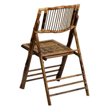 Load image into Gallery viewer, Bamboo Folding Chairs | Set of 2 Bamboo Wood Folding Chairs