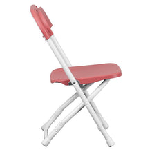 Load image into Gallery viewer, 2 Pk. Kids Burgundy Plastic Folding Chair