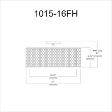 Load image into Gallery viewer, 3LT Semi-Flush, Laser Cut Shade