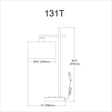 Load image into Gallery viewer, 1LT Incandescent Table Lamp,USB Port, SC