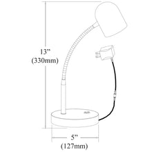 Load image into Gallery viewer, 5W Table Lamp, Satin Chrome Finish