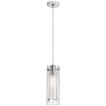 Load image into Gallery viewer, Single Pendant Clear Frosted Glass