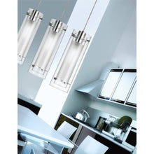 Load image into Gallery viewer, Single Pendant Clear Frosted Glass