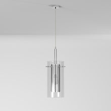 Load image into Gallery viewer, 1LT Metal and Glass Pendant