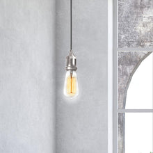 Load image into Gallery viewer, 1LT Pendant, Satin Chrome Finish