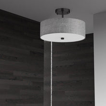 Load image into Gallery viewer, 3LT Semi-Flush MB, Grey Shade