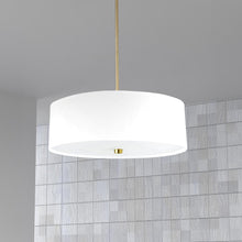 Load image into Gallery viewer, 4LT Incandescent Pendant AGB, White Shade