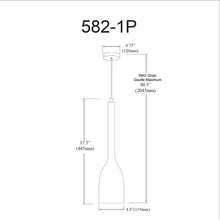 Load image into Gallery viewer, 1LT Pendant, Matte Black Finish