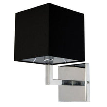 Load image into Gallery viewer, 1LT Incandescent Wall Sconce, PC,Black Shade