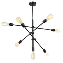 Load image into Gallery viewer, 7LT Pendant, Black Finish