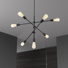 Load image into Gallery viewer, 7LT Pendant, Black Finish