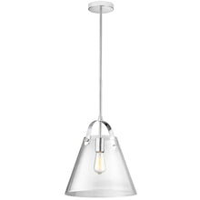 Load image into Gallery viewer, 1LT Incandescent Pendant, PC, Clear Glass