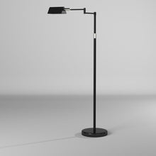 Load image into Gallery viewer, 9W Swing Arm Floor, Black Finish