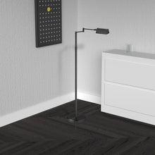 Load image into Gallery viewer, 9W Swing Arm Floor, Black Finish