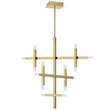 Load image into Gallery viewer, 42W Chandelier, AGB, Frosted Acrylic Diff