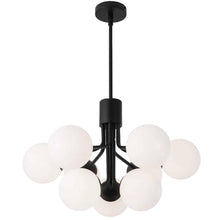 Load image into Gallery viewer, 9LT Chandelier, MB Finish, Opal Glass