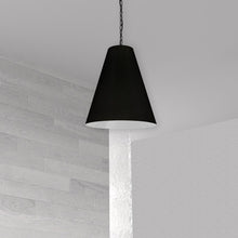 Load image into Gallery viewer, 1LT Anaya Medium Pendant, MB, BK Shade
