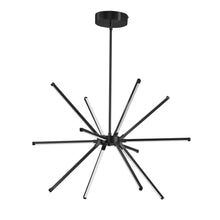 Load image into Gallery viewer, 32W Chandelier MB, WH Acrylic Diffuser