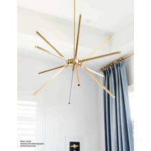 Load image into Gallery viewer, 60W Chandelier AGB, WH Acrylic Diffuser