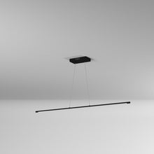 Load image into Gallery viewer, 30W Horiz Pendant MB, WH Acrylic Diffuser