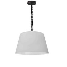 Load image into Gallery viewer, 1LT Brynn Small Pendant, JTone WHT Shade, Black