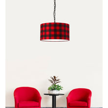 Load image into Gallery viewer, 1LT Braxton Medium Pendant, PLD Shade, BLK