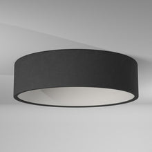 Load image into Gallery viewer, 11" Flush Mount, Black Shade