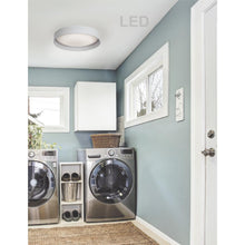 Load image into Gallery viewer, 15" Flush Mount, White Shade
