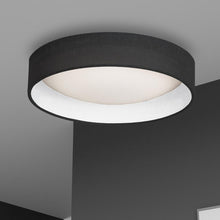 Load image into Gallery viewer, 15" Flush Mount, Black Shade