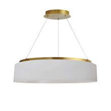 Load image into Gallery viewer, 34W Chandelier, AGB, WH Shade