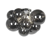 Load image into Gallery viewer, 3LT Flush Mount, PC, Smoked Glass