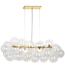 Load image into Gallery viewer, 10LT Halogen Horiz Pendant, AGB, Clear Glass