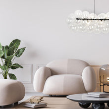 Load image into Gallery viewer, 10LT Halogen Horiz Pendant, MB, Clear Glass