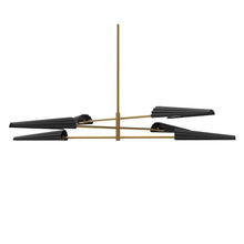 Load image into Gallery viewer, 6LT Incan 3-Tier Chandelier, AGB & MB