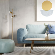 Load image into Gallery viewer, 12W Floor Lamp, AGB, FR Acrylic Diffuser