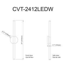 Load image into Gallery viewer, 12W Wall Sconce, MB, WH Acrylic Diff