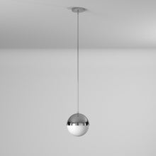 Load image into Gallery viewer, 1LT Halogen Pendant, PC, WH Opal Glass