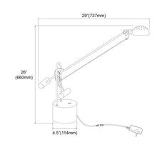 Load image into Gallery viewer, 8W Desk Lamp, Black Finish