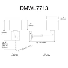 Load image into Gallery viewer, Swing Arm Wall Lamp