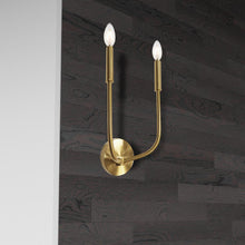 Load image into Gallery viewer, 2LT Incandescent Wall Sconce, AGB
