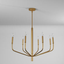 Load image into Gallery viewer, 8LT Chandelier, AGB Finish