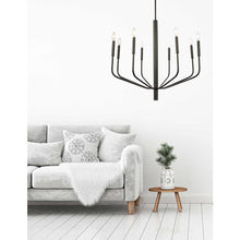 Load image into Gallery viewer, 8LT Chandelier, MB Finish