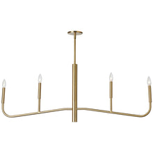 Load image into Gallery viewer, 4LT Incandescent Horiz Chandelier, AGB