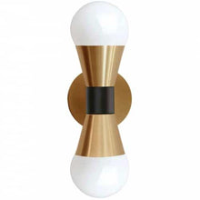 Load image into Gallery viewer, 2LT Incandescent Wall Sconce, AGB & MB