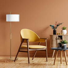 Load image into Gallery viewer, 1LT Incandescent FloorLamp, AGB, WH Shade