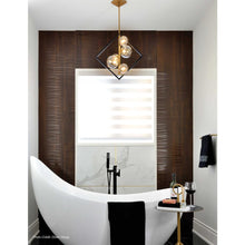 Load image into Gallery viewer, 5LT Halogen Pendant MB & VB, Champagne Glass