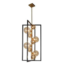 Load image into Gallery viewer, 9LT Halogen Pendant MB & VB, Champagne Glass